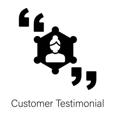 Müşteri ifadelerinin doldurulmuş biçim simgesi 