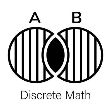 Ayrık matematiğin kullanışlı karalama simgesi 