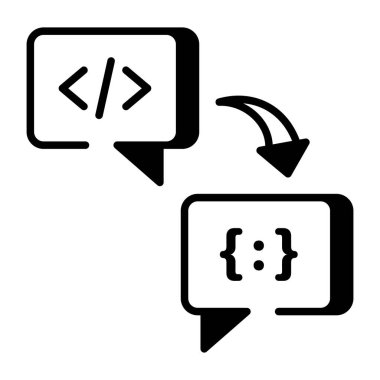 Kod yorumu gösteren bir satır biçimi simgesi