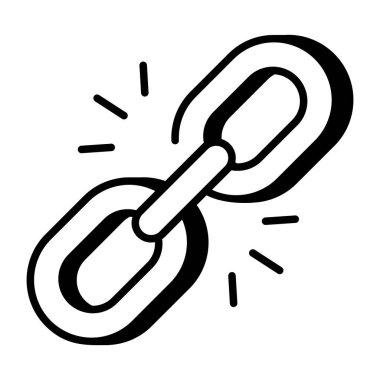 Arka bağlantıyı gösteren bir taslak biçim simgesi