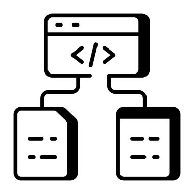 Çerçeveyi gösteren bir satır biçimi simgesi