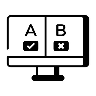 Kas testini temsil eden doğrusal bir simge