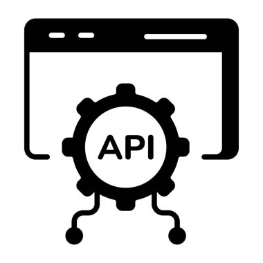Api 'yi tasvir eden bir taslak biçim simgesi