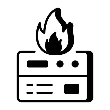 Veri kaybını gösteren bir taslak biçim simgesi