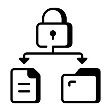 Özel verileri temsil eden doğrusal biçim simgesi