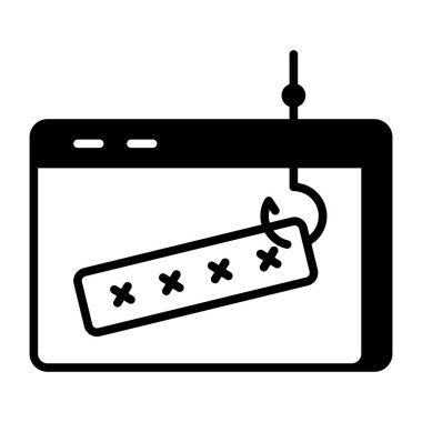 Parolayı gösteren bir satır biçimi simgesi