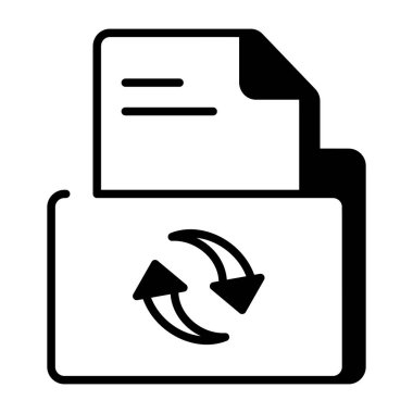 Veri yedeğini gösteren bir satır biçimi simgesi