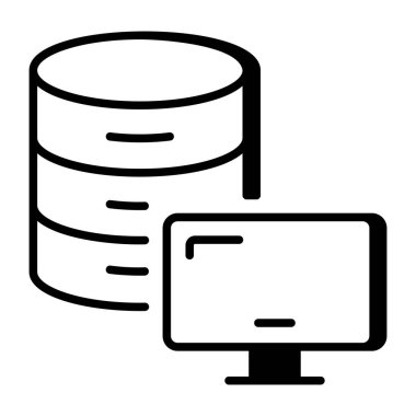 Akış verilerini temsil eden doğrusal bir simge