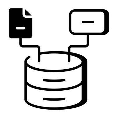 Veri toplamasını gösteren bir satır biçimi simgesi