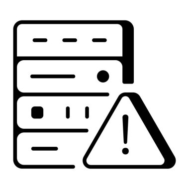 Veri hatasını gösteren bir satır biçimi simgesi