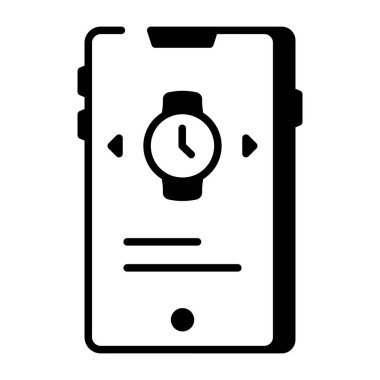 Çevrimiçi alışveriş tasvir eden bir taslak biçim simgesi