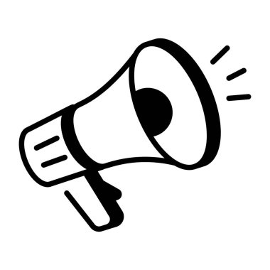 Alışveriş promosyonunu tasvir eden bir taslak biçim simgesi