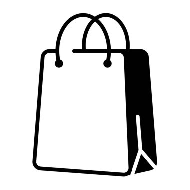 Kağıt torba gösteren satır biçimi simgesi