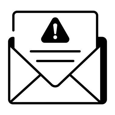 E- posta hatasını gösteren bir taslak biçim simgesi