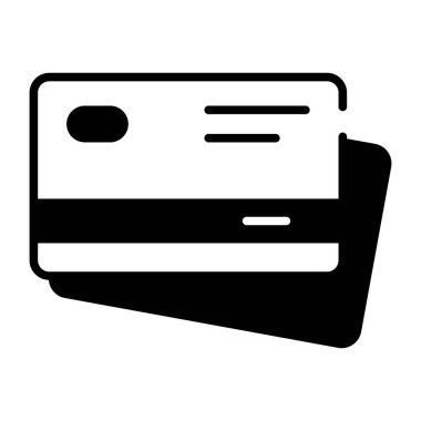 Ödeme kartını gösteren satır biçimi simgesi