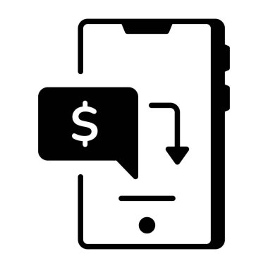 Ödemeyi temsil eden bir doğrusal biçim simgesi alındı