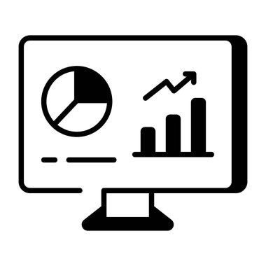 İzleme panelini temsil eden doğrusal biçim simgesi