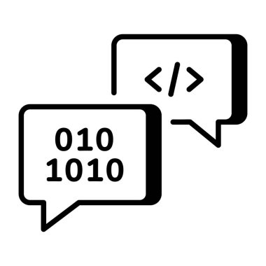 Web dilini tasvir eden bir taslak biçim simgesi