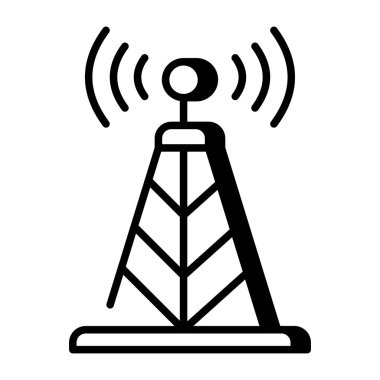 Anten gösteren bir satır biçimi simgesi