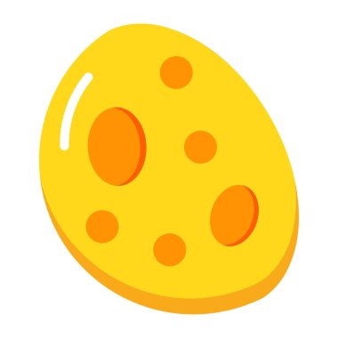 Ay 'ı gösteren düz bir biçim simgesi