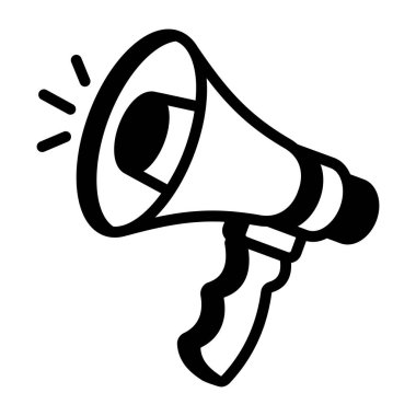 Bir tanıtım gösteren satır biçimi simgesi