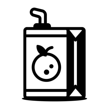 Portakal suyunu tasvir eden bir taslak simgesi