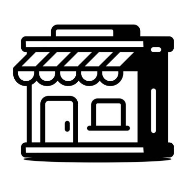 Yiyecek deposunu gösteren doğrusal bir simge