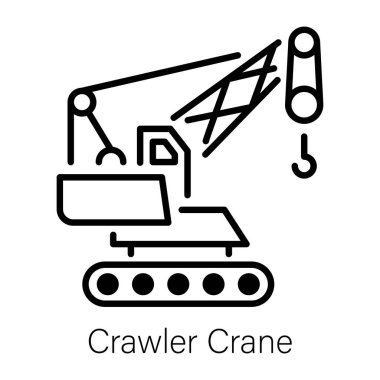 Craler vinç simgesi tasarım biçimi