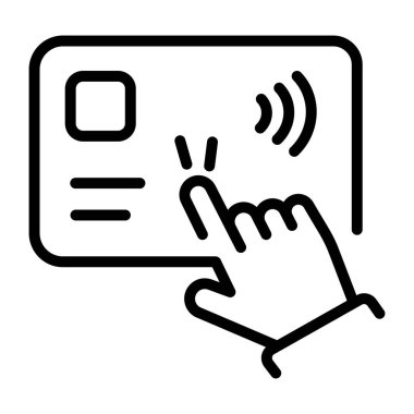 Bir kart aktarımını tasvir eden bir taslak simgesi