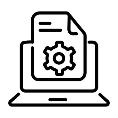 İçerik yönetimini gösteren bir taslak biçim simgesi