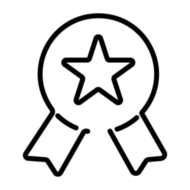 Madalyayı temsil eden doğrusal bir simge