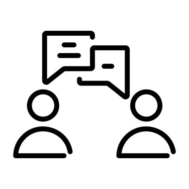 Müzakereleri gösteren doğrusal bir simge