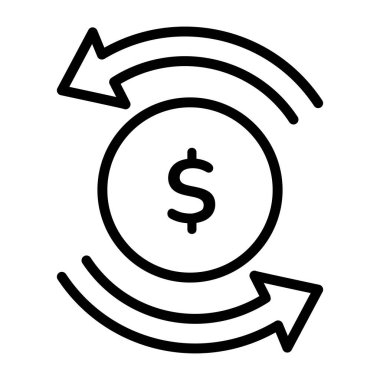 Para birimini gösteren satır biçimi simgesi