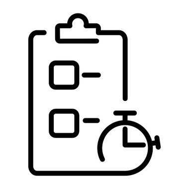 Görev yönetimini gösteren doğrusal bir simge