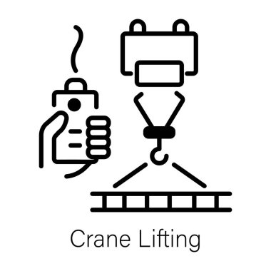 Vinç kaldırma simgesi