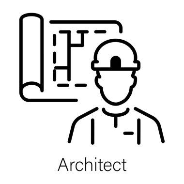 Mimarın satır simgesini kullanmaya hazır