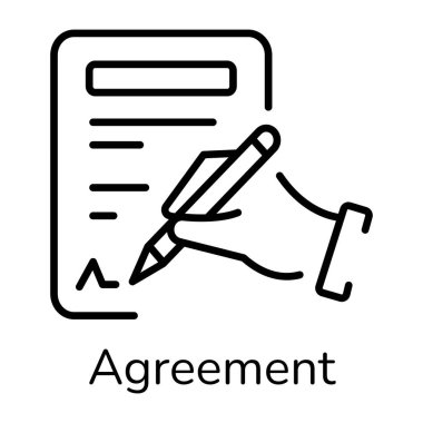 Anlaşmanın satır simgesini kullanmak kolay