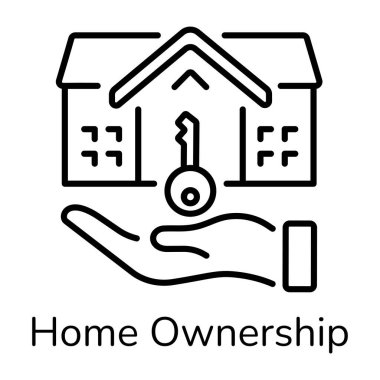 Ev sahipliğinin bu satır biçimi simgesini al