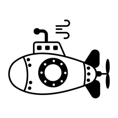 Denizaltının bir simgesi.