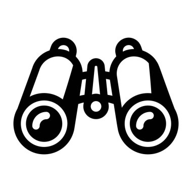 Dürbün tasvir eden bir taslak biçim simgesi