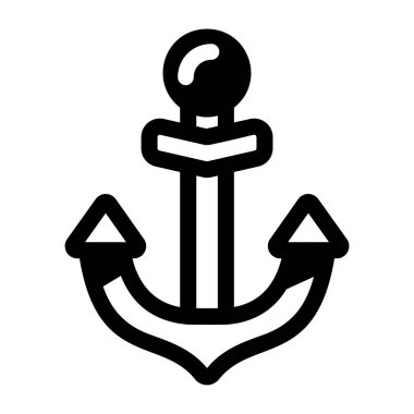 Bir gemi çapasını gösteren simge biçimi simgesi