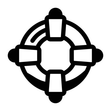 Bir yaşam tüpü gösteren satır biçimi simgesi