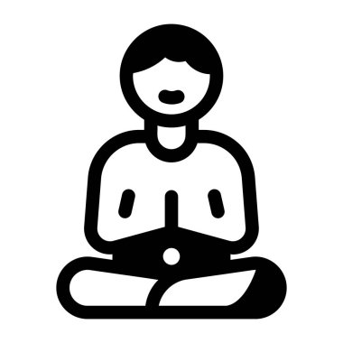 Durgunluk kavramını gösteren doğrusal bir simge