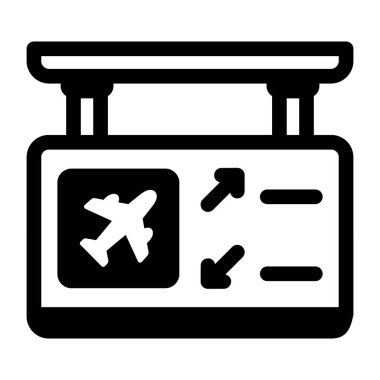 Ayrılma tahtasını gösteren doğrusal bir simge