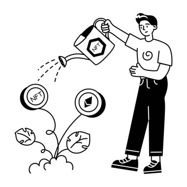 İşte Nft Yatırımının küçük bir çizimi