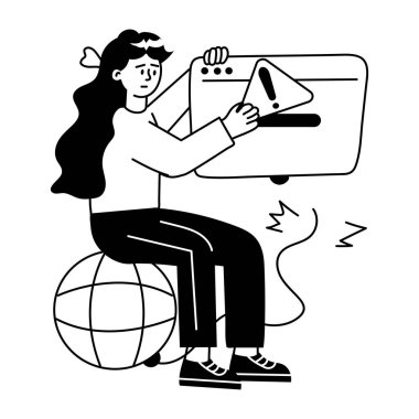 Tarayıcı hatasının bu küçük çizimini al