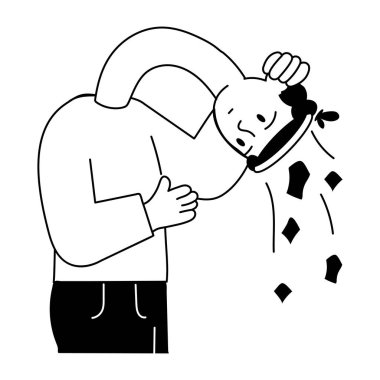 Özgür düşüncelerin küçük çizimlerini yap