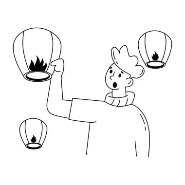 Fener festivalinin bu küçük karalamalarını yakala.