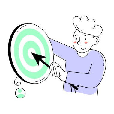 Hedef pazarın küçük bir çizimi