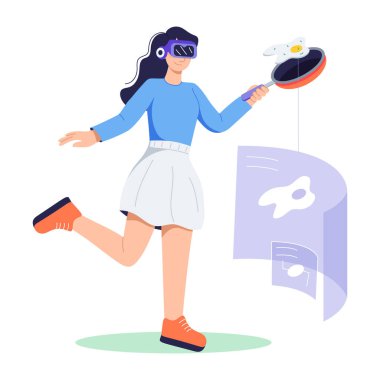 VR pişirmenin en iyi düz çizimi